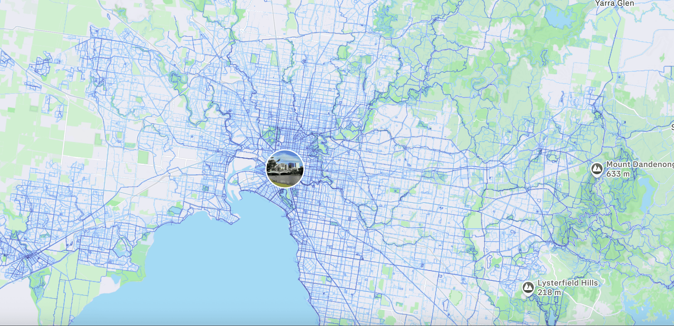 Melbourne suburb targeting map